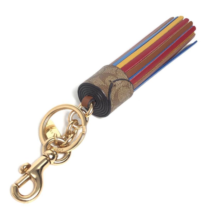 【COACH】素面皮革Ｌ型拉鍊手拿包-藍灰色-3