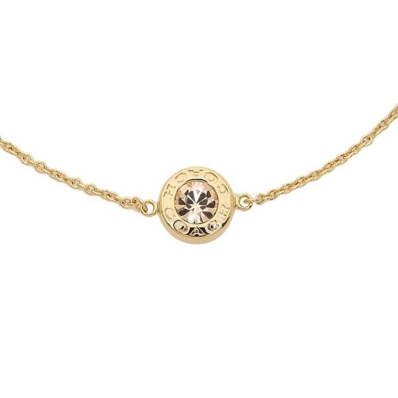 【COACH】晶鑽圓環手鍊-金色-1