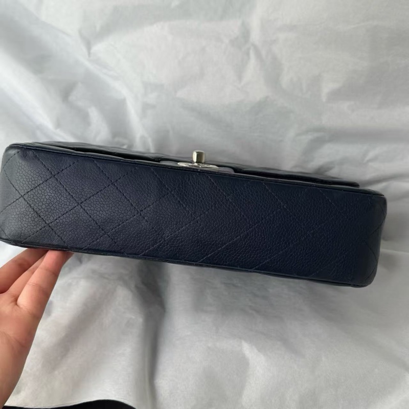 全配❤️ 香奈兒 #深海藍 #荔枝牛皮 #cf25 #中號-7