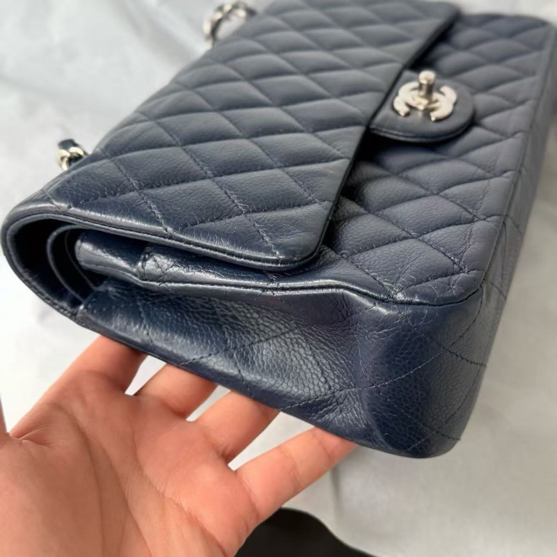 全配❤️ 香奈兒 #深海藍 #荔枝牛皮 #cf25 #中號-10