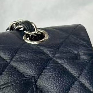 全配❤️ 香奈兒 #深海藍 #荔枝牛皮 #cf25 #中號-22