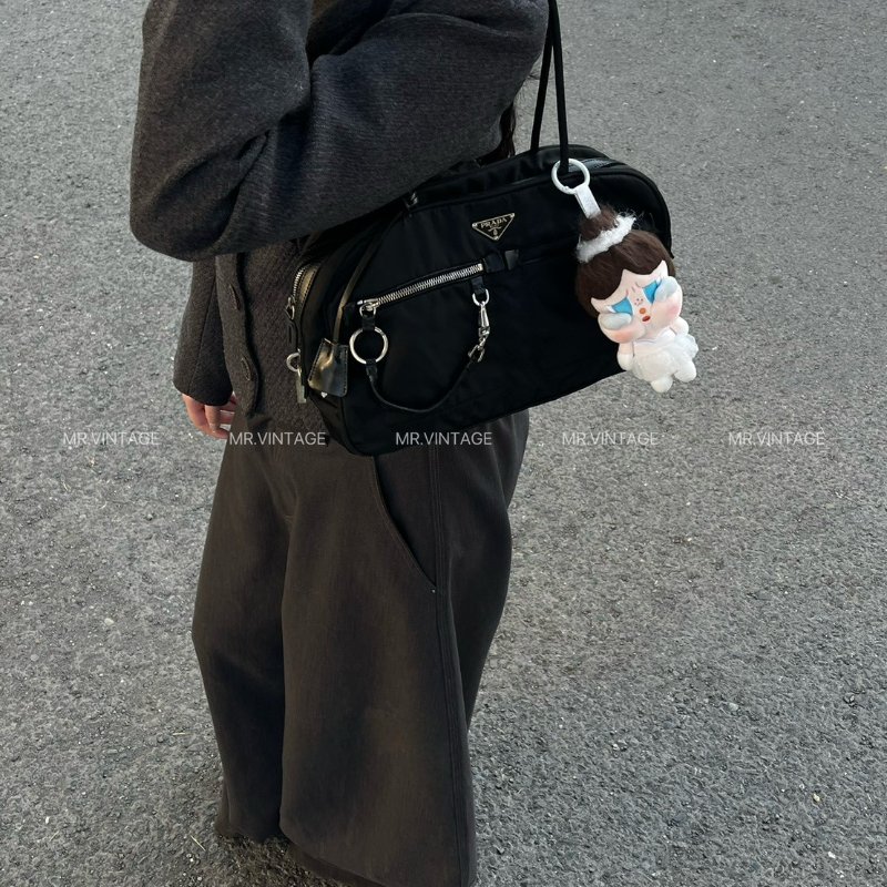 🏷Prada尼龍單肩包-0