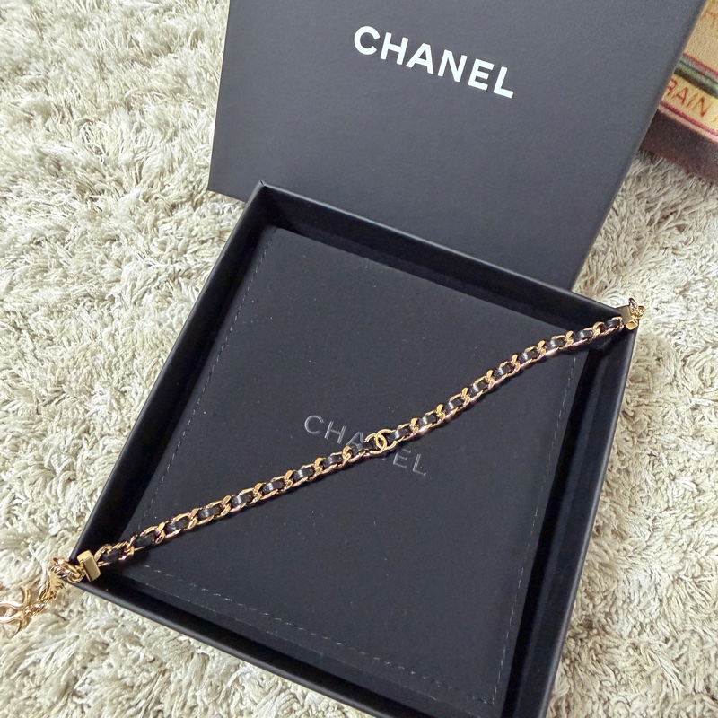 CHANEL 香奈兒 ABH331 BRACELET【26P 春夏預告】皮穿鏈子手鏈-3