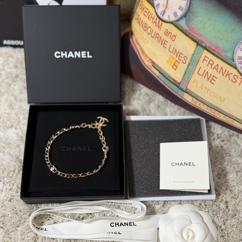 CHANEL 香奈兒 ABH331 BRACELET【26P 春夏預告】皮穿鏈子手鏈-6