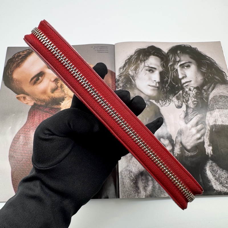 LOUIS VUITTON Epi Zippy Wallet 經典水波紋寶石紅長夾-19