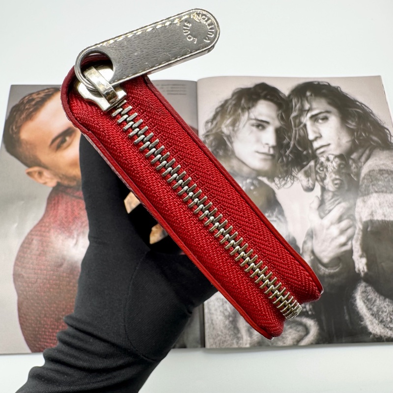 LOUIS VUITTON Epi Zippy Wallet 經典水波紋寶石紅長夾-21