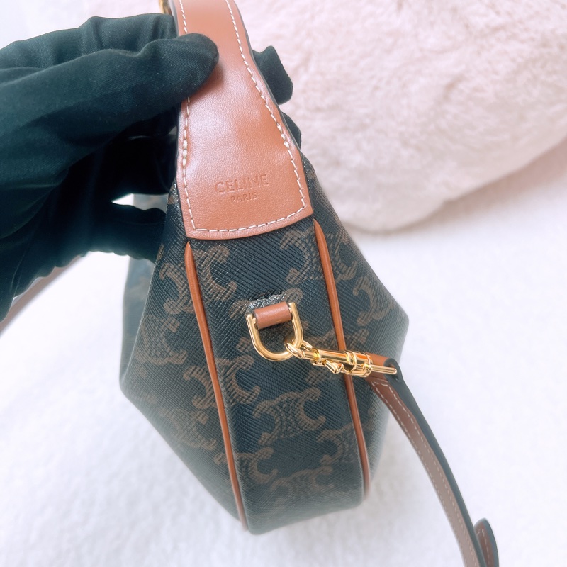 近新 Celine lulu teen 老花斜挎包-4