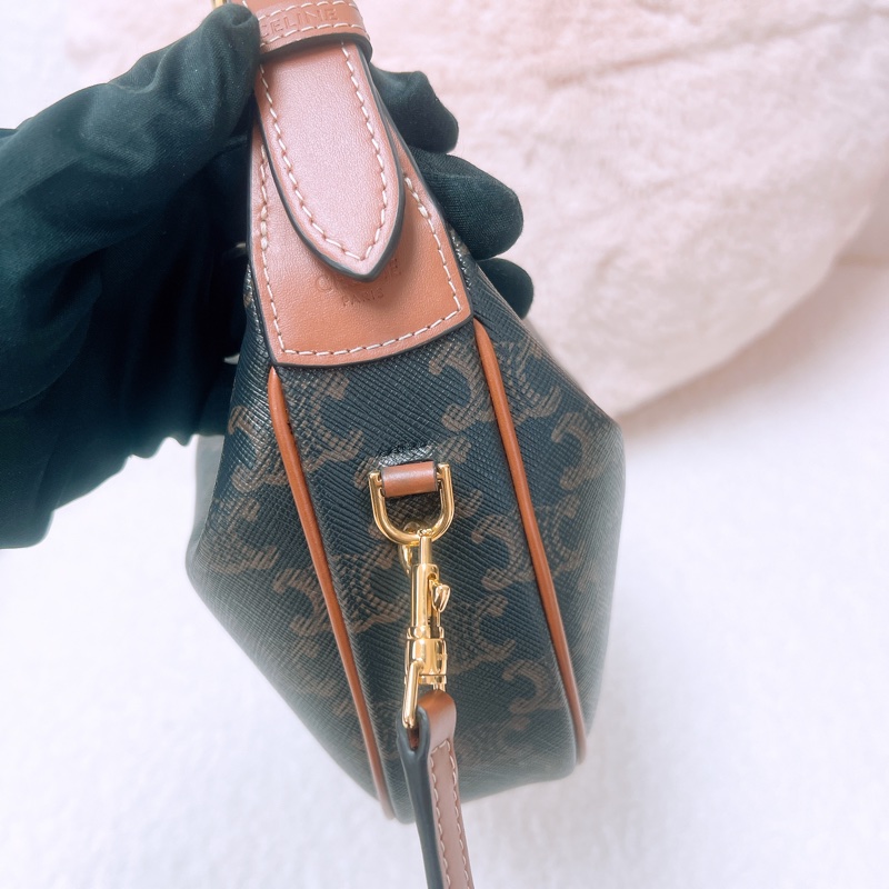 近新 Celine lulu teen 老花斜挎包-5