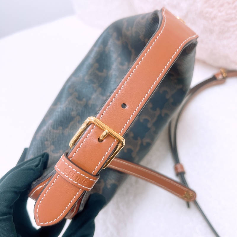 近新 Celine lulu teen 老花斜挎包-12