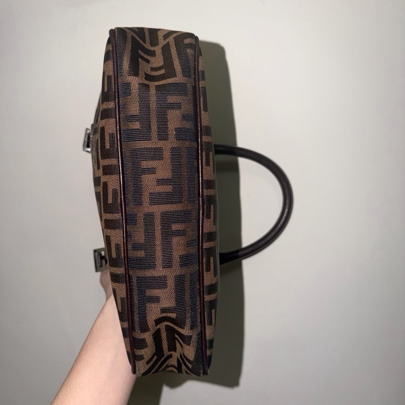 芬迪老花包 波士頓 中古包-1