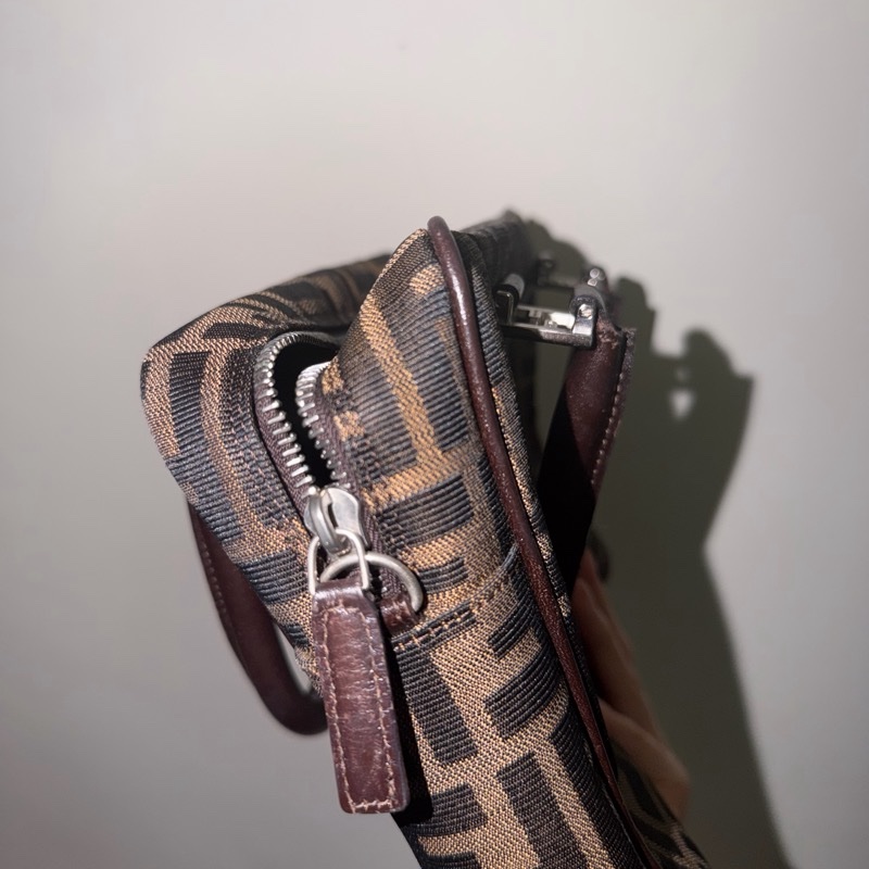 芬迪老花包 波士頓 中古包-4