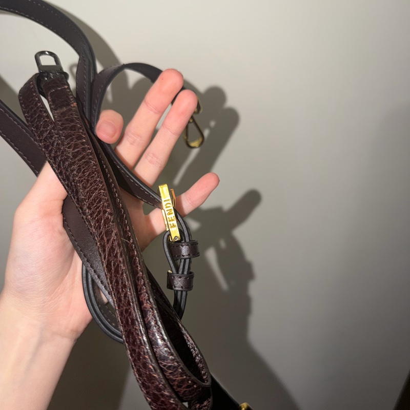 芬迪老花包 波士頓 中古包-5