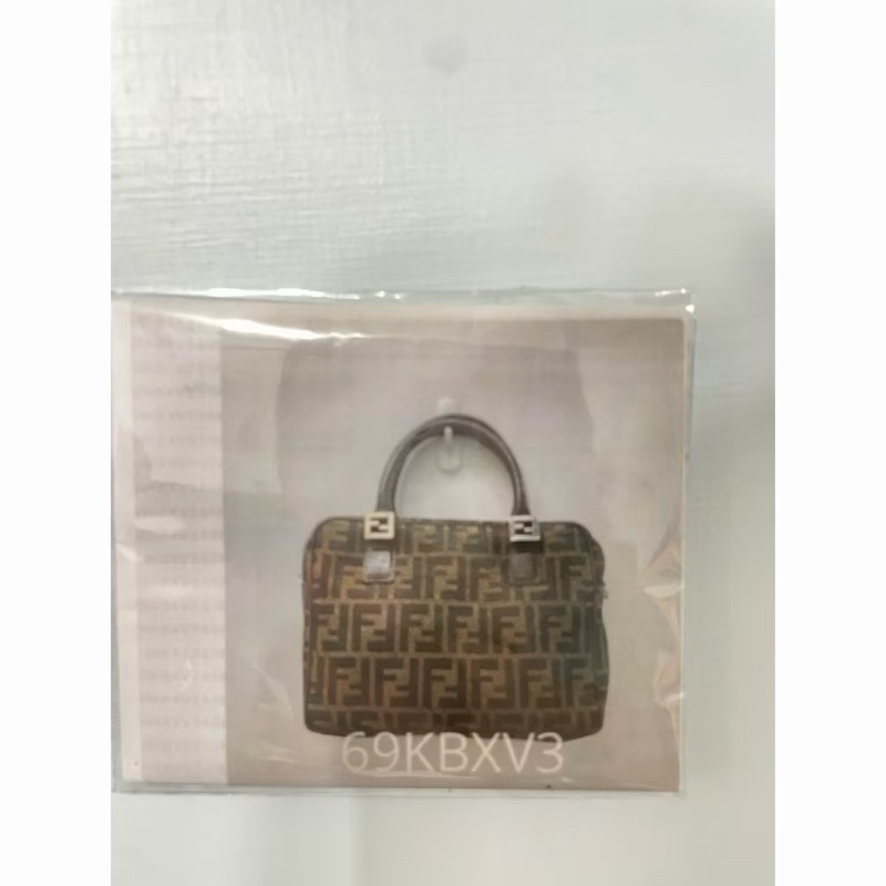 芬迪老花包 波士頓 中古包-6