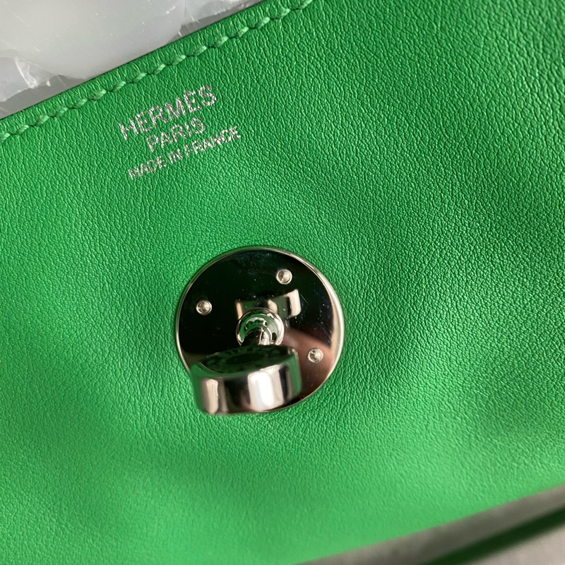 🌈Hermes💚Lindy 30🌟綠色銀扣💚99新💚swift皮🌟lindy30🌟Lindy🌟愛馬仕🌟-1