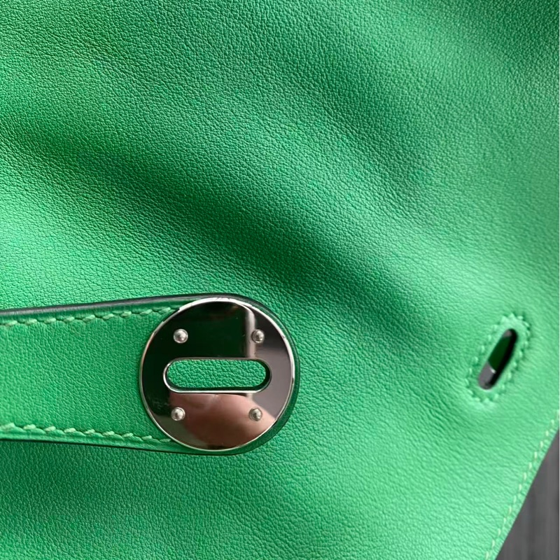 🌈Hermes💚Lindy 30🌟綠色銀扣💚99新💚swift皮🌟lindy30🌟Lindy🌟愛馬仕🌟-3