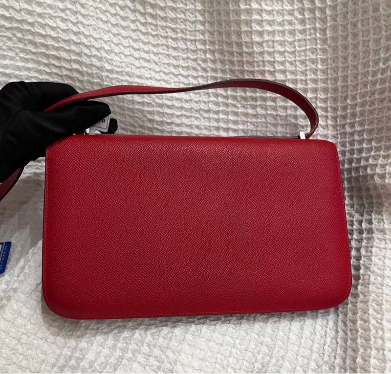 Hermes Constance elan 康康 Q5國旗紅 銀扣 框P刻 ep皮 銀扣質感在線-2