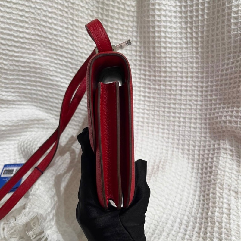 Hermes Constance elan 康康 Q5國旗紅 銀扣 框P刻 ep皮 銀扣質感在線-3