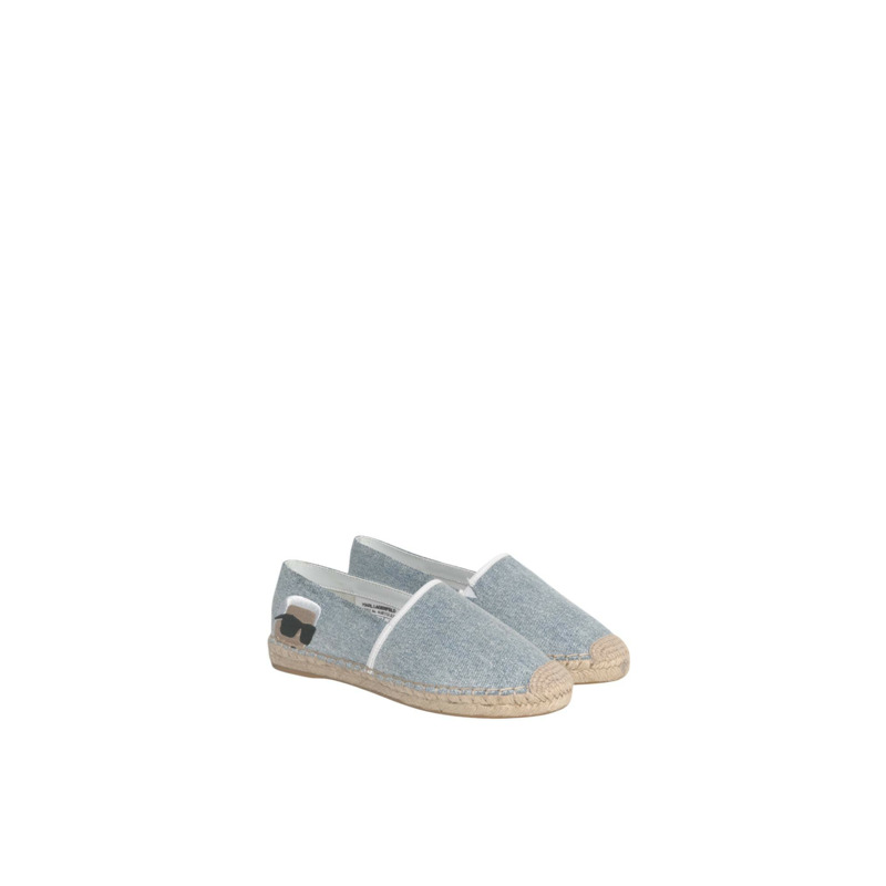 Ikon Nft Denim 草織底鞋-0