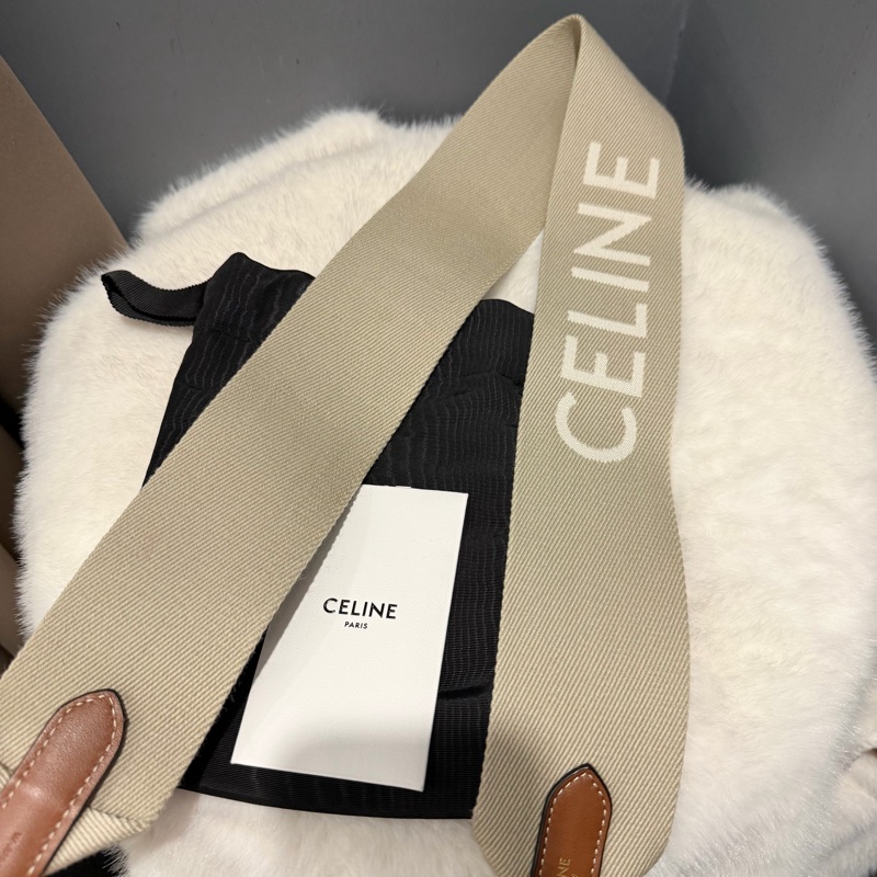 Celine 帆布Strap 粗背袋 側背袋 肩背帶 背帶-2