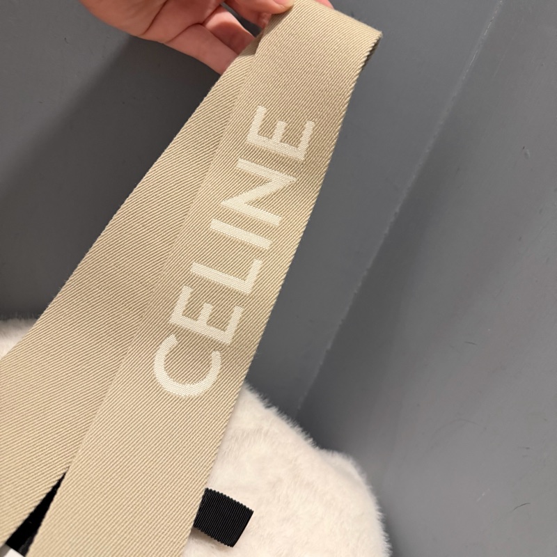 Celine 帆布Strap 粗背袋 側背袋 肩背帶 背帶-5