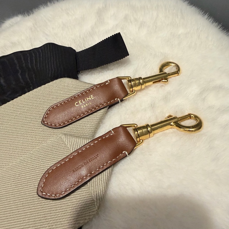 Celine 帆布Strap 粗背袋 側背袋 肩背帶 背帶-6