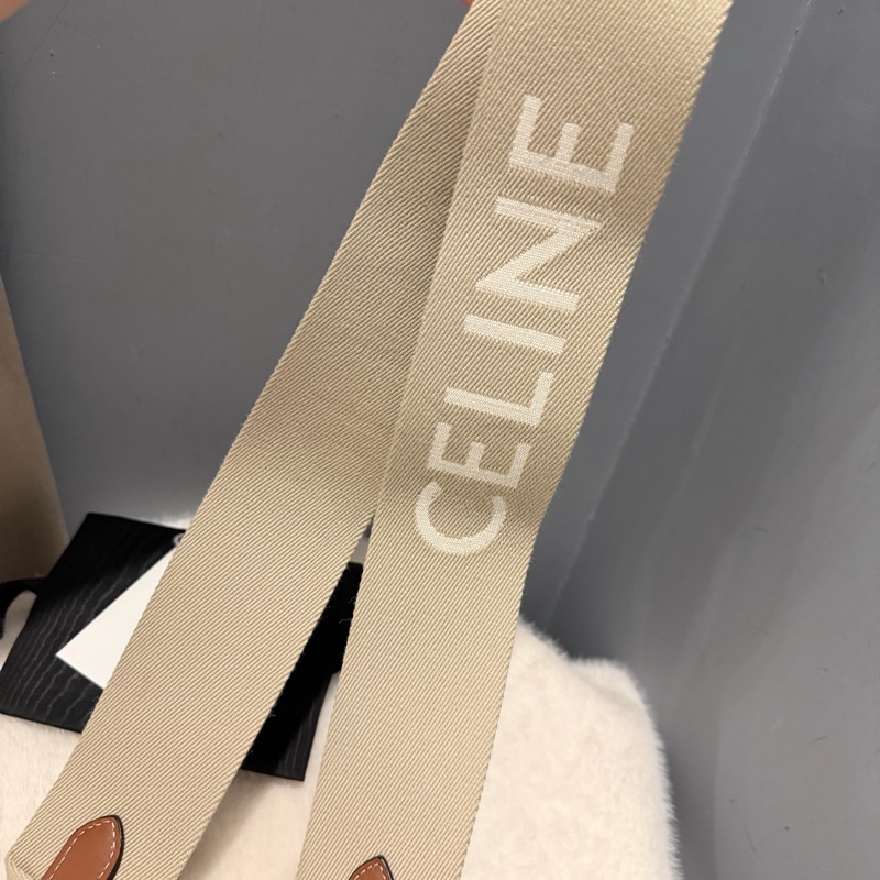 Celine 帆布Strap 粗背袋 側背袋 肩背帶 背帶-14