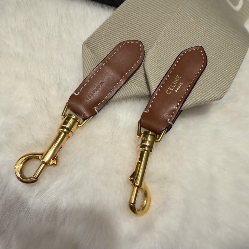 Celine 帆布Strap 粗背袋 側背袋 肩背帶 背帶-16