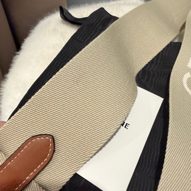 Celine 帆布Strap 粗背袋 側背袋 肩背帶 背帶-20