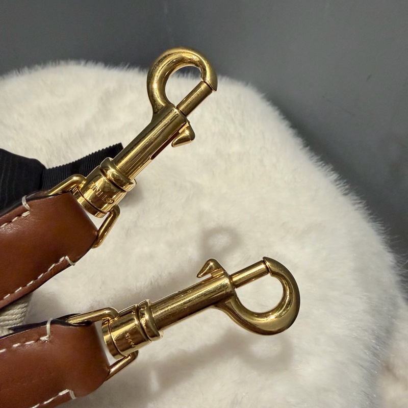 Celine 帆布Strap 粗背袋 側背袋 肩背帶 背帶-22