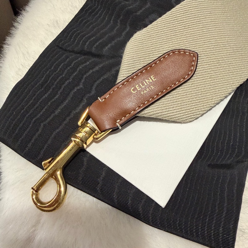 Celine 帆布Strap 粗背袋 側背袋 肩背帶 背帶-26