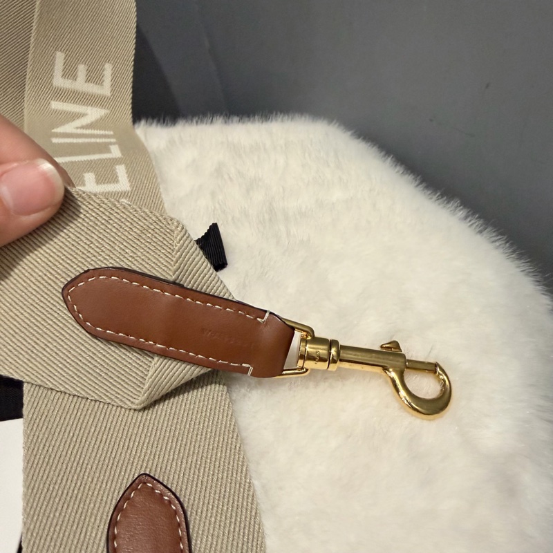 Celine 帆布Strap 粗背袋 側背袋 肩背帶 背帶-27
