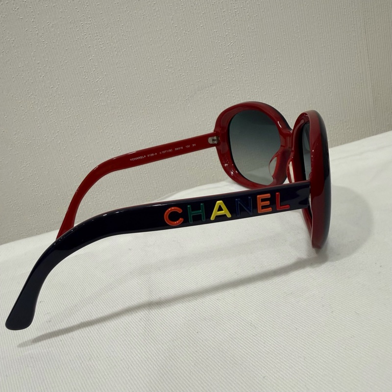 Chanel 香奈兒 彩色立體字母 墨鏡 太陽眼鏡-4