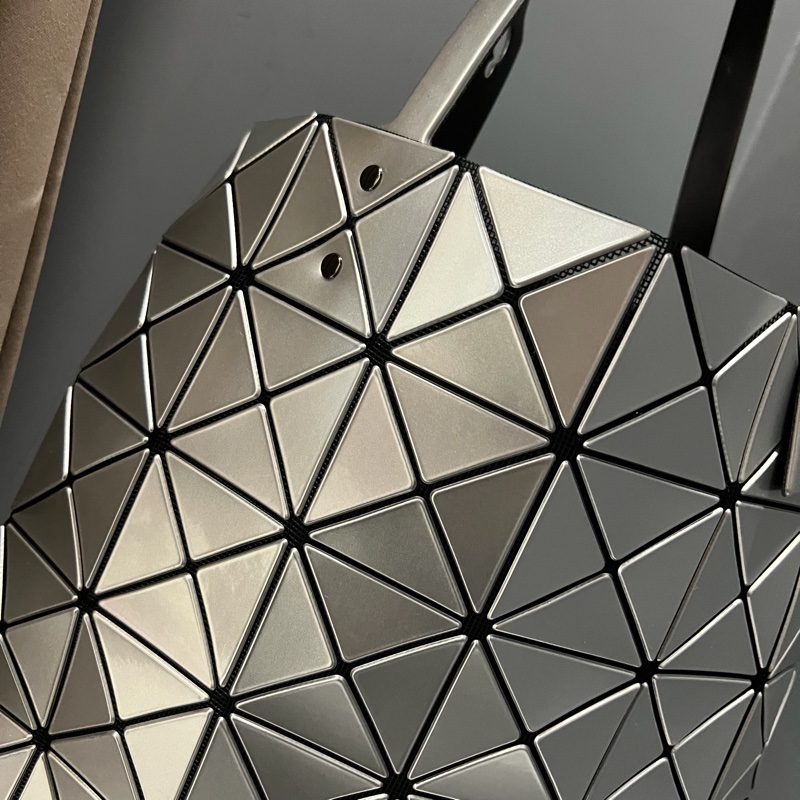 Issey miyake 三宅一生 6X6 BAO BAO包 手提包 肩背包 銀色-11