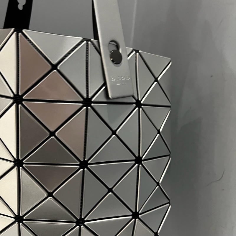 Issey miyake 三宅一生 6X6 BAO BAO包 手提包 肩背包 銀色-12