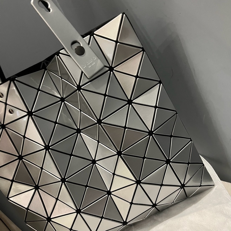 Issey miyake 三宅一生 6X6 BAO BAO包 手提包 肩背包 銀色-15