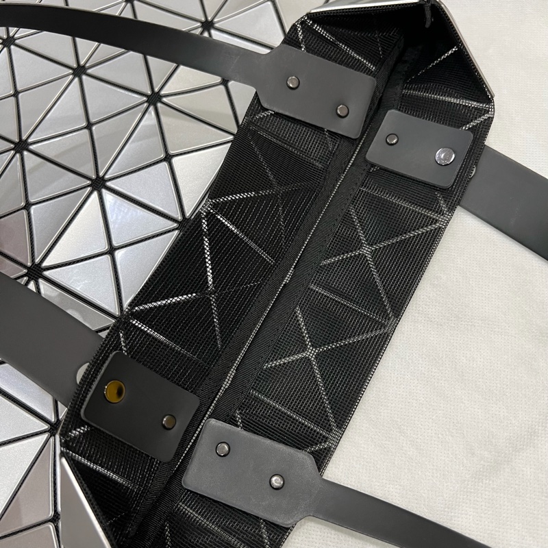 Issey miyake 三宅一生 6X6 BAO BAO包 手提包 肩背包 銀色-22