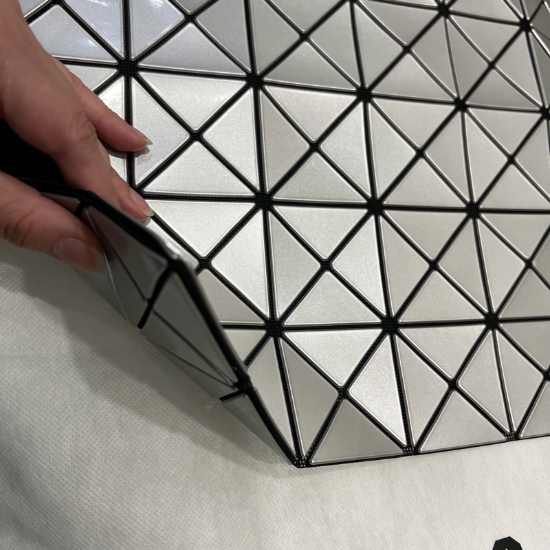 Issey miyake 三宅一生 6X6 BAO BAO包 手提包 肩背包 銀色-25