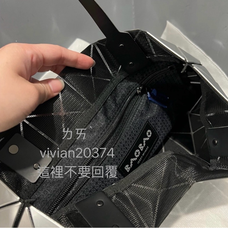 Issey miyake 三宅一生 6X6 BAO BAO包 手提包 肩背包 銀色-32