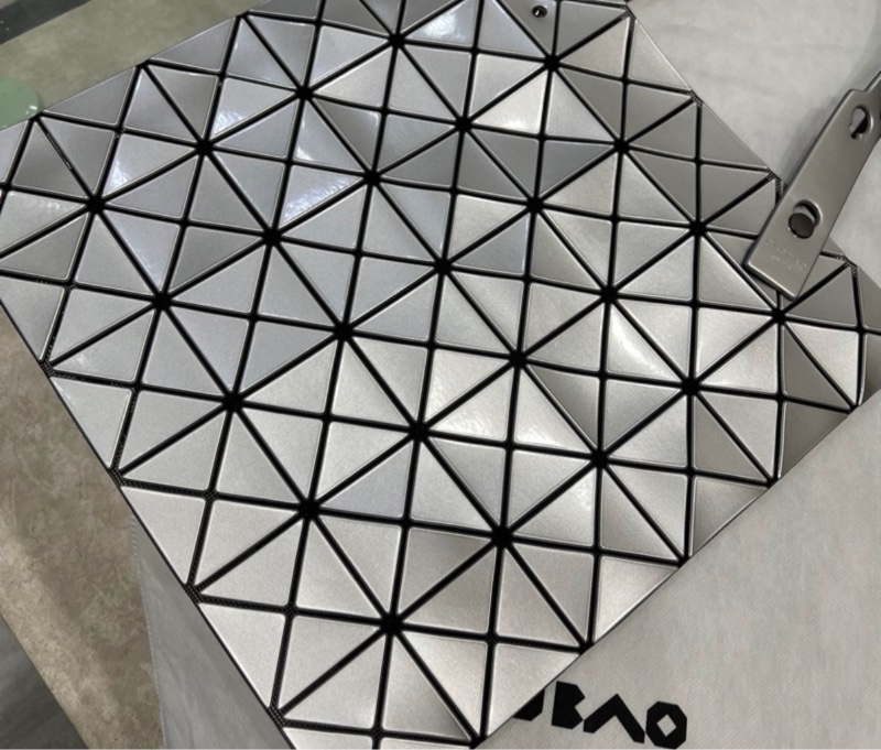 Issey miyake 三宅一生 6X6 BAO BAO包 手提包 肩背包 銀色-29