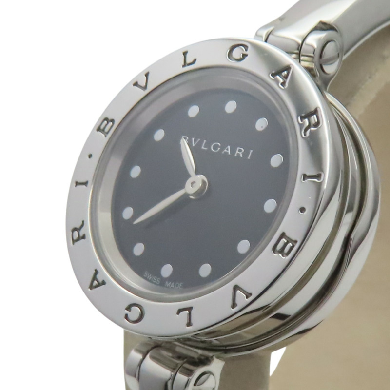 黑色錶盤 不鏽鋼 B.zero1 腕錶【BVLGARI 寶格麗】 BZ23BSS-2