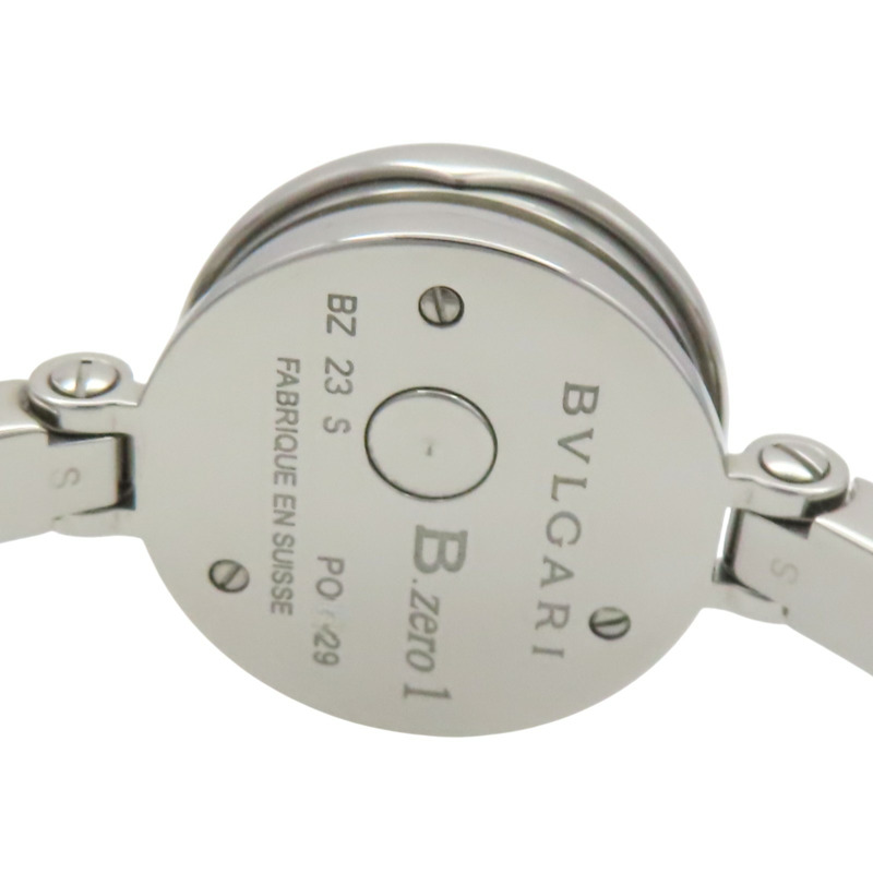 黑色錶盤 不鏽鋼 B.zero1 腕錶【BVLGARI 寶格麗】 BZ23BSS-7