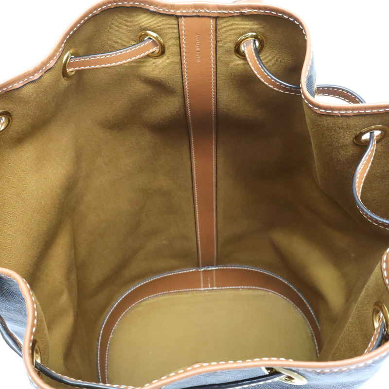 棕色 Triomphe 帆布 Sailor 水桶包 後背包【CELINE 賽琳】 191532BZK.04LU-4