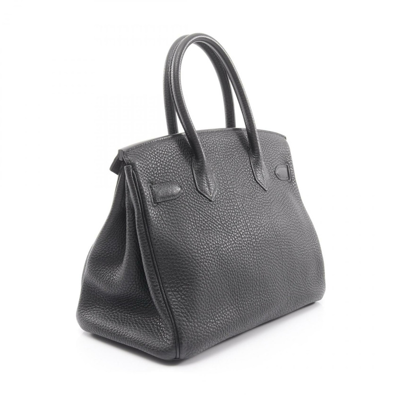 愛馬仕 Birkin 30 手提包,Togo 皮革,黑色,SHW,二手,女士款-1