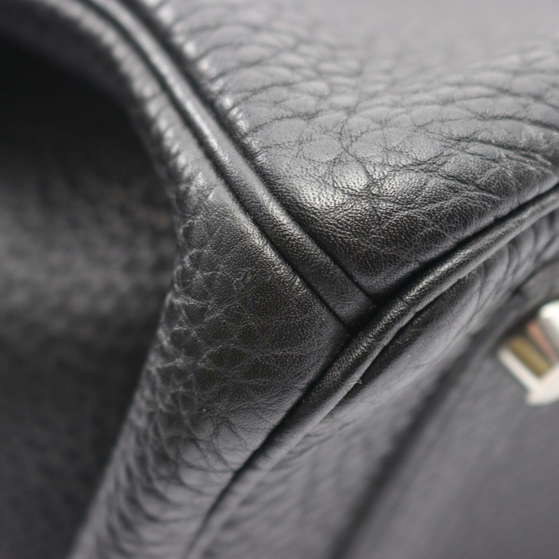 愛馬仕 Birkin 30 手提包,Togo 皮革,黑色,SHW,二手,女士款-6