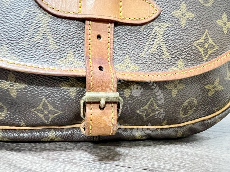 ~~趴趴小舖~~正品Louis Vuitton(LV) M42256 Saumur28馬鞍包/雙子星包(附鑑定證明)2602097404-13