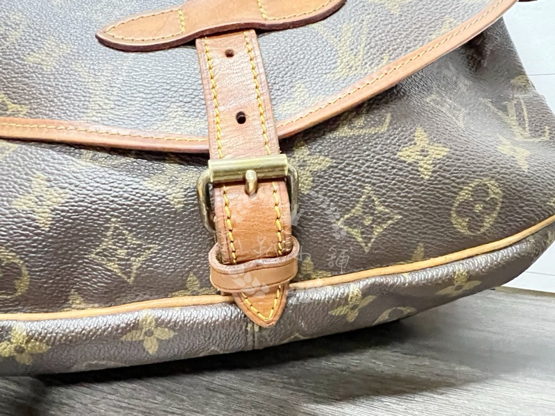 ~~趴趴小舖~~正品Louis Vuitton(LV) M42256 Saumur28馬鞍包/雙子星包(附鑑定證明)2602097404-14