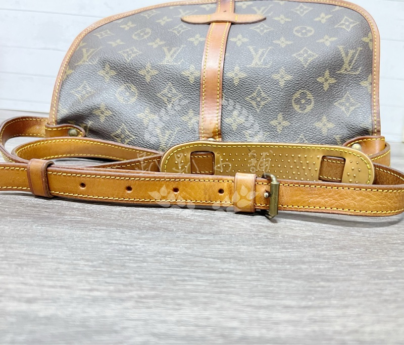 ~~趴趴小舖~~正品Louis Vuitton(LV) M42256 Saumur28馬鞍包/雙子星包(附鑑定證明)2602097404-15