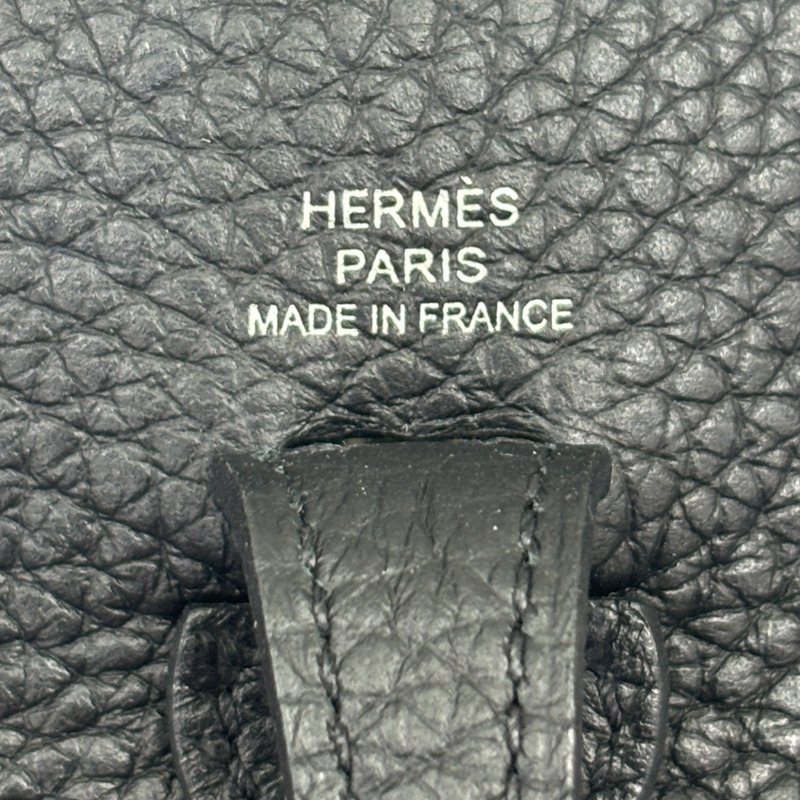 黑色 Taurillon牛皮 Mini Evelyne 16 肩背包 U刻 銀釦【HERMES 愛馬仕】 H069426CKAV-5