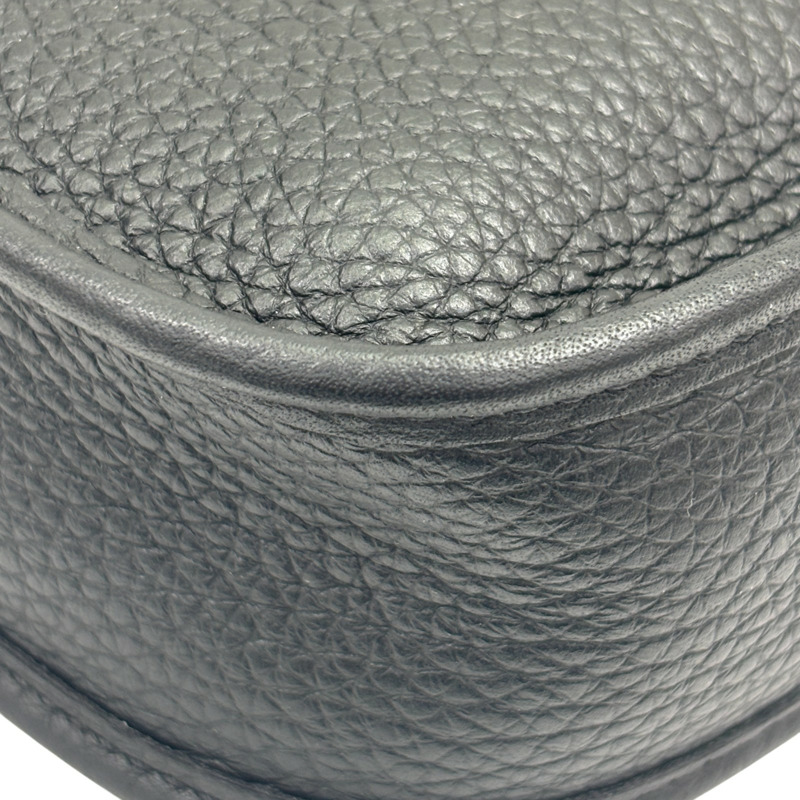黑色 Taurillon牛皮 Mini Evelyne 16 肩背包 U刻 銀釦【HERMES 愛馬仕】 H069426CKAV-12