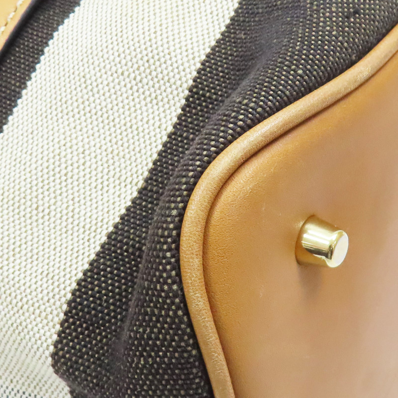 棕色 經典格紋 水桶包 肩背包【BURBERRY 巴寶莉】 3945742-7